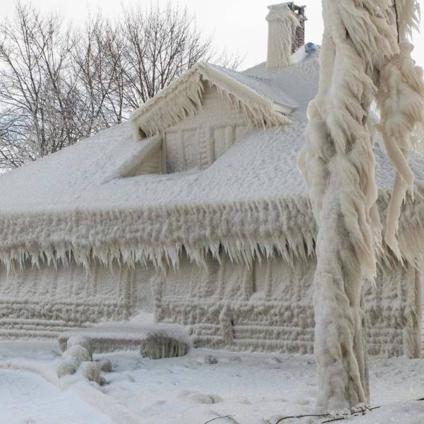 polar vortex house
