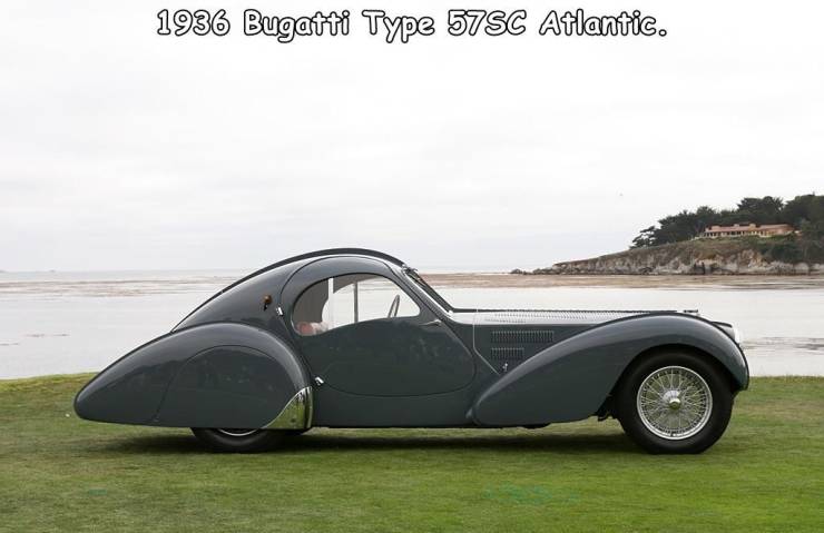 vintage car - 1936 Bugatti Type 57SC Atlantic.