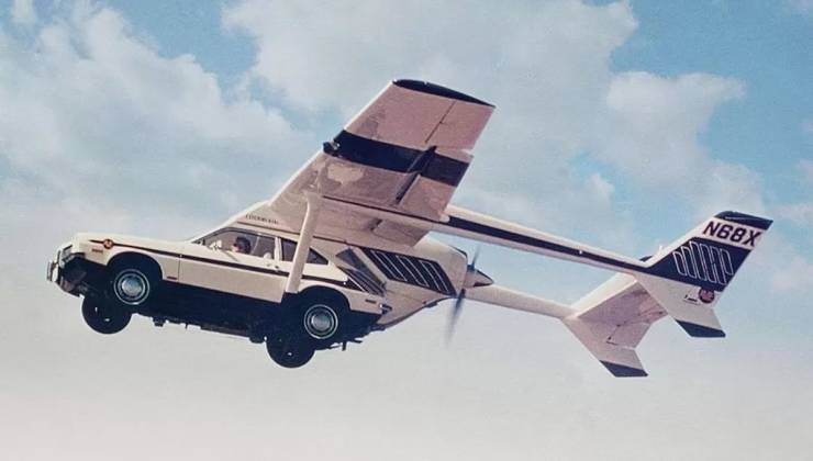 awesome pics and funny randoms - 1970s flying car
