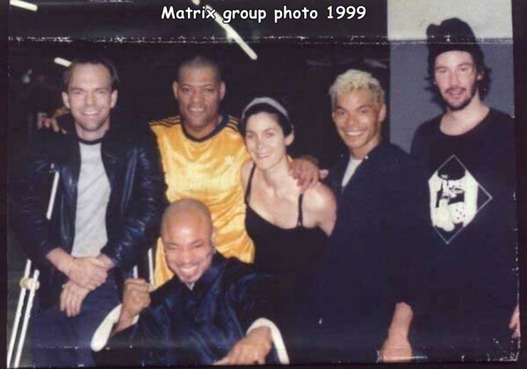 The Matrix - Matrix group photo 1999 For