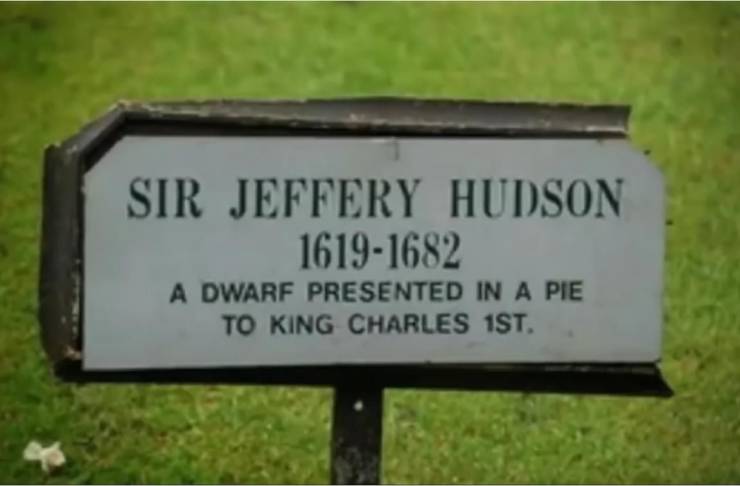 nature reserve - Sir Jeffery Hudson 16191682 A Dwarf Presented In A Pie To King Charles 1ST.