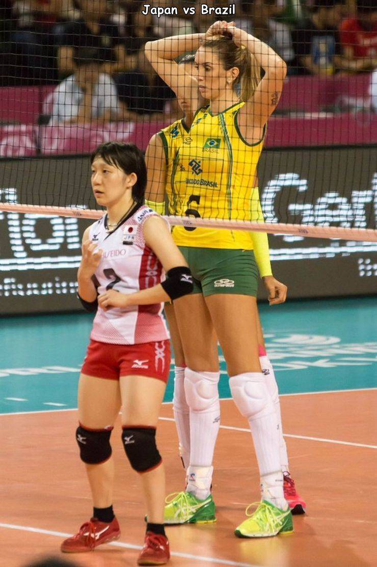 awesome pics to enjoy - tall female volleyball players - Japan vs Brazil Resie Do Brasil Id Veido