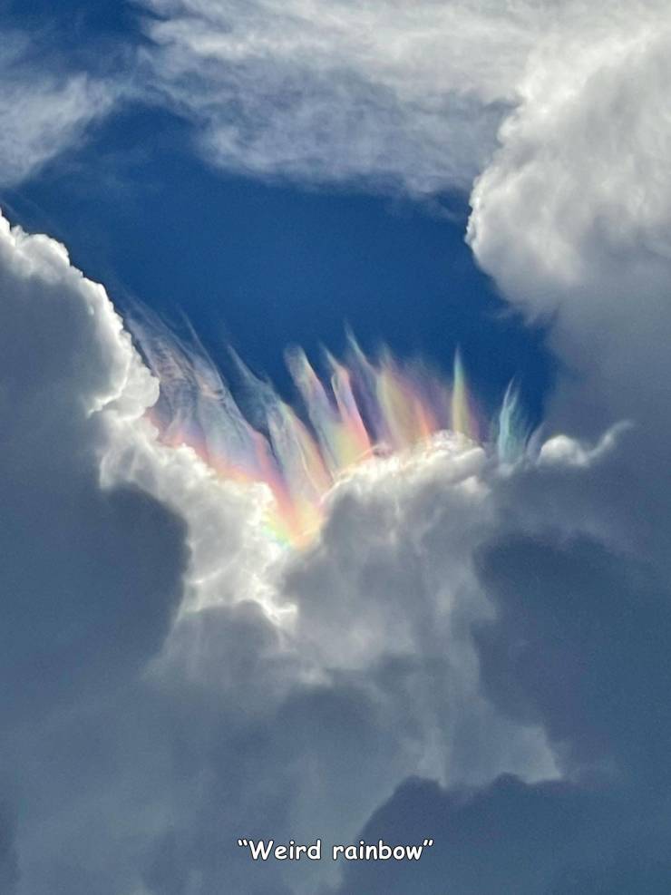 sky - "Weird rainbow"