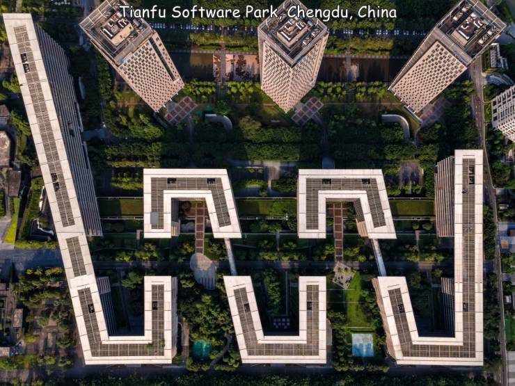 urban area - Tianfu Software Park, Chengdu, China 11 S7 110 13 N I E