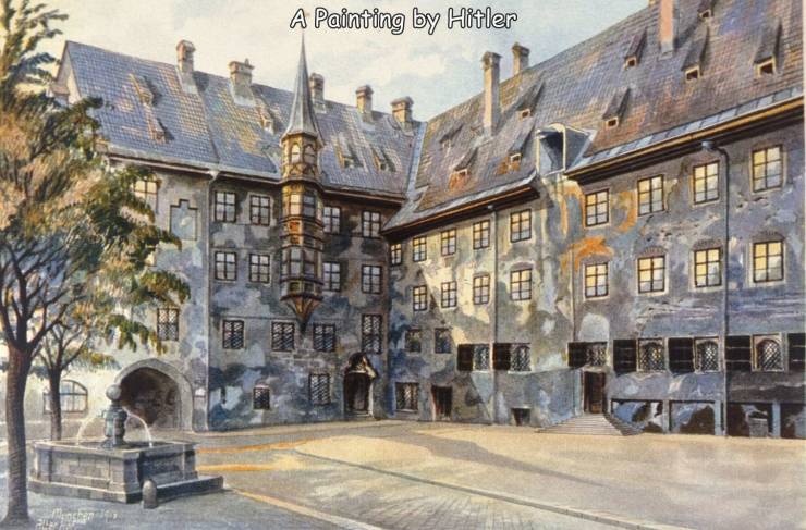 adolf hitler painting - | A Painting by Hitler Re Tope Sil Www , Eb