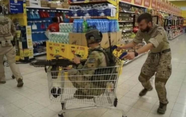 tactical shopping cart