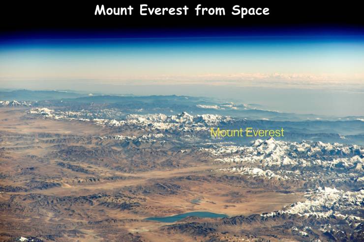 random pics - Mount Everest from Space Mount Everest