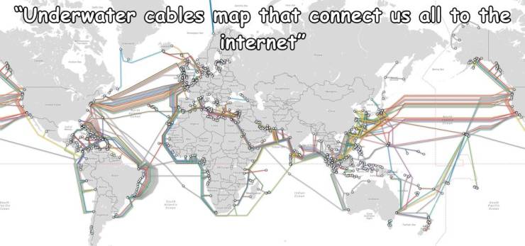 submarine cable map - Underwater cables map that connect us all to the interneto 46