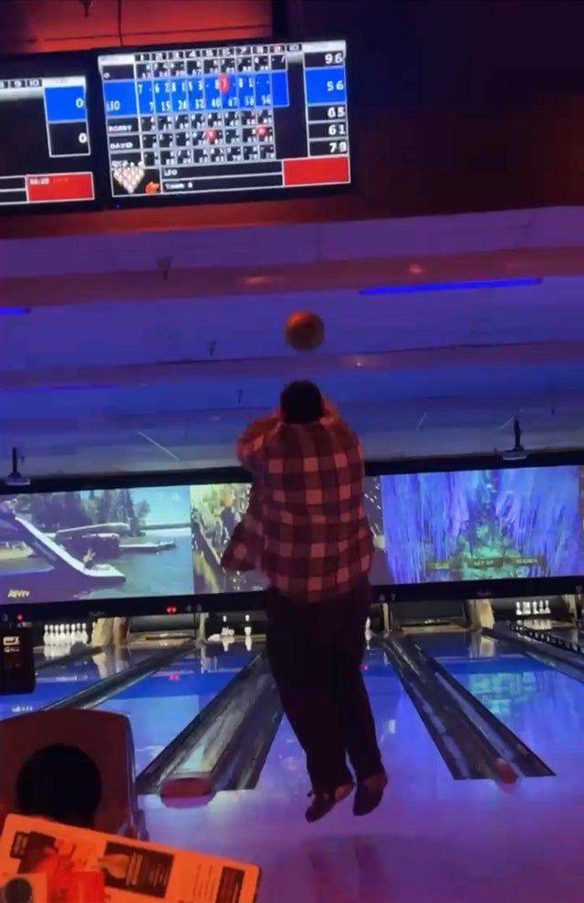 people really think this bowling shit hard - Avi On 70 19 Ro Sd On 95 Lour 96 Odki