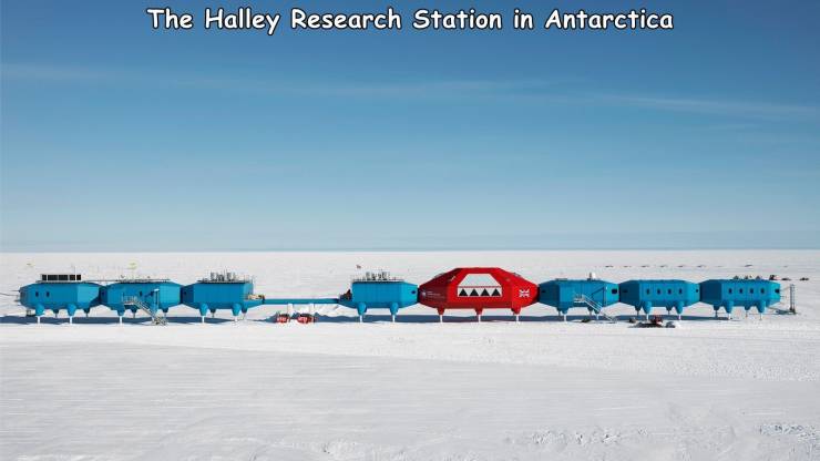 halley vi antarctic research station designed by british firm hugh broughton architects - The Halley Research Station in Antarctica A