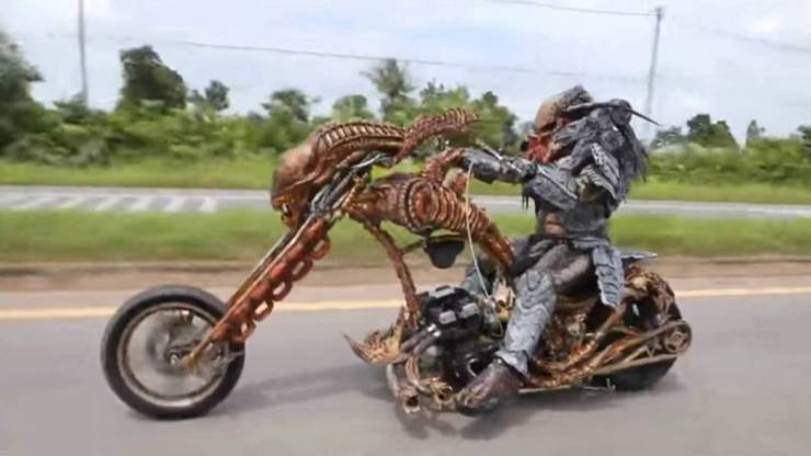 funny photos - fun pics - predator motorcycle