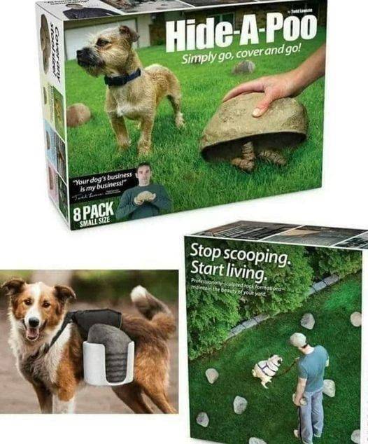 funny photos - hilarious - hide a poo - Cover HideAPoo Simply go, cover and go! Your dog's business is my business "Tedd 8 Pack Small Size Stop scooping. Start living Professionally supled rock formanos the brouty of youtyord.