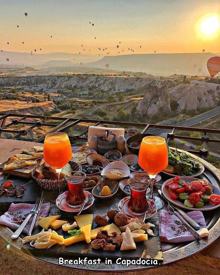 This Breakfast in Capadocia.