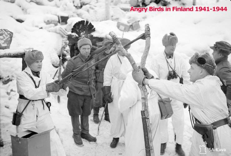 finnish grenade slingshot - Angry Birds in Finland 19411944 SaKuva