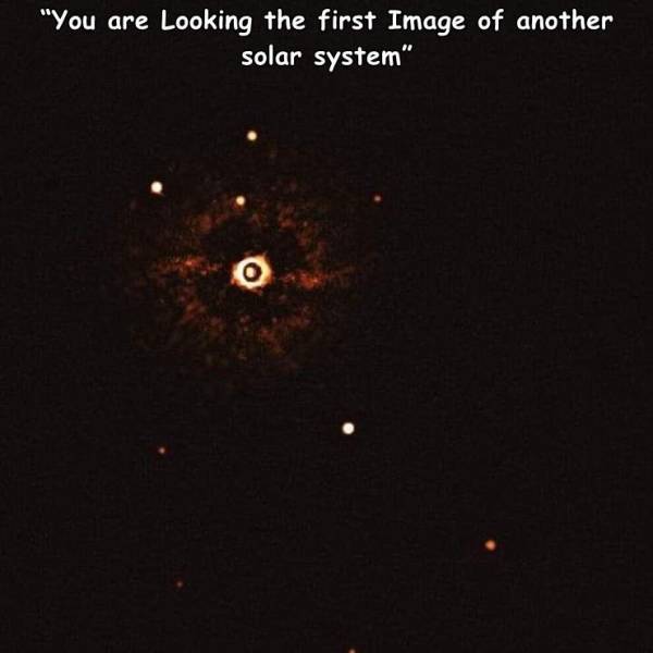 atmosphere - You are Looking the first Image of another solar system"