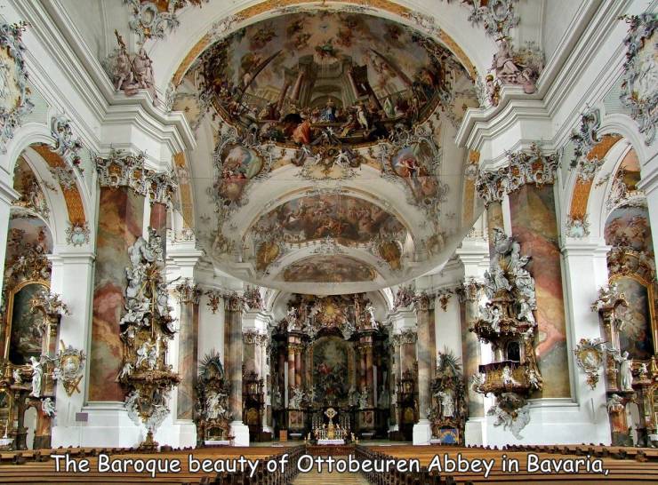 cool photos - fun randoms - benediktinerabtei ottobeuren - The Baroque beauty of Ottobeuren Abbey in Bavaria,