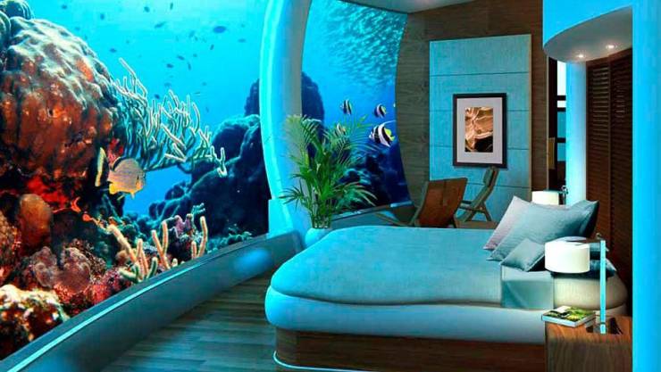 random pics - underwater bedroom