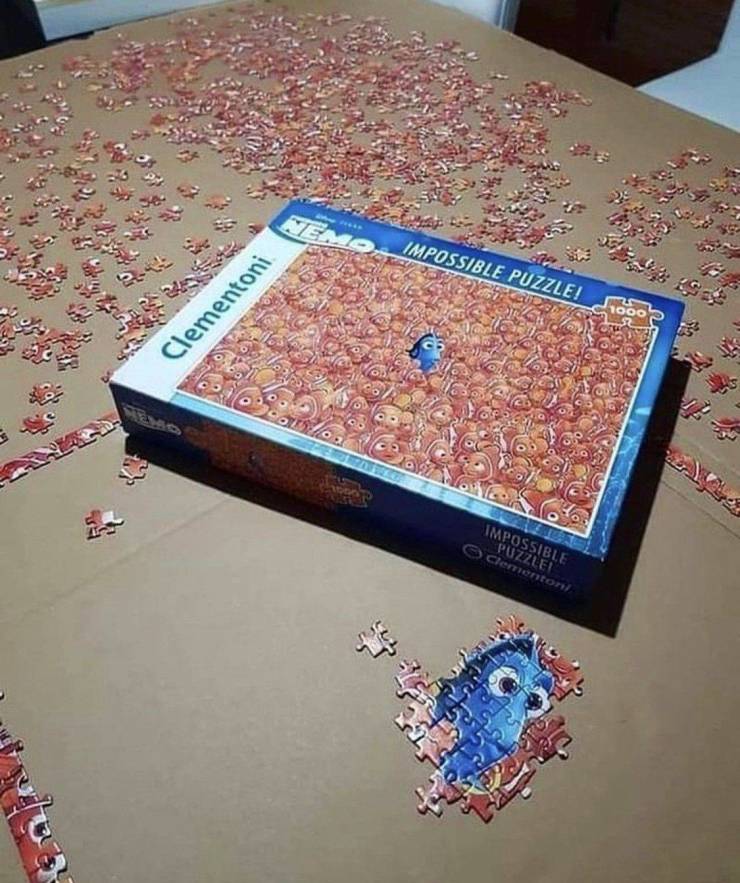 random pics - Nemo Impossible Puzzle! Clementoni 1000 Impossible Puzzlei Clementoni 4