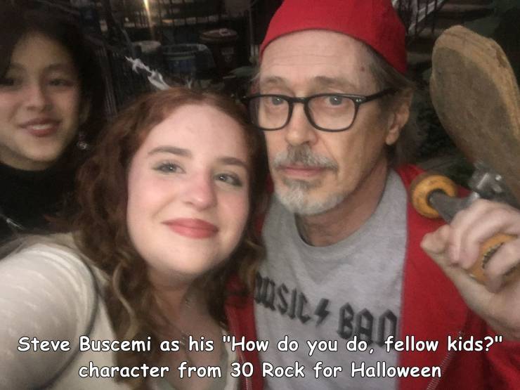 Steve Buscemi - RUSIL4 Ba Steve Buscemi as his "How do you do, fellow kids?" character from 30 Rock for Halloween