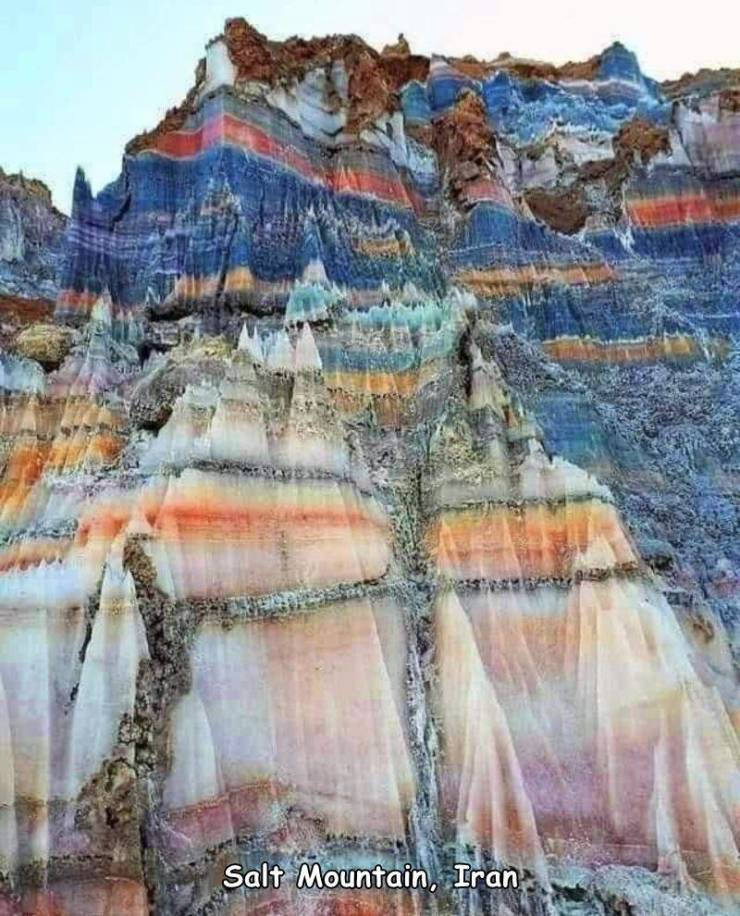 iran salt rocks - , Salt Mountain, Iran