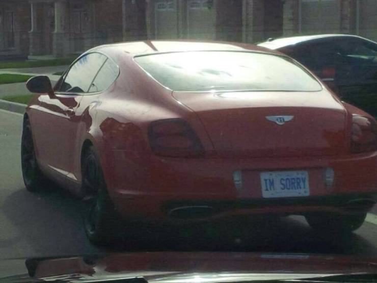 cool funny and wtf random pics - bentley continental gt - In Sorry
