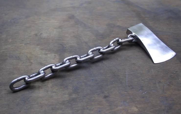 chain throwing axe restoration upgrade -