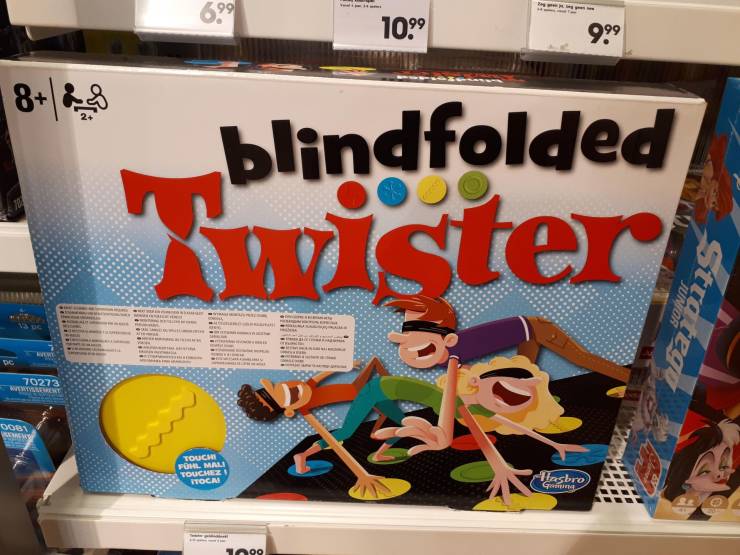 twister game - 699 10.99 999 blindfolded Turister Junior Strategy Re De 70273 0001 Touch Fol Mali Touchez Itocai Hasbro G 1099