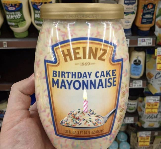 heinz ketchup - Suve Oil Mayo Gl Mi Boxofchowder 30 To 1869 Heinz Birthday Cake Mayonnaise C 30 Fl Oz 1 Pt 14 Fl 0Z 887m! Be