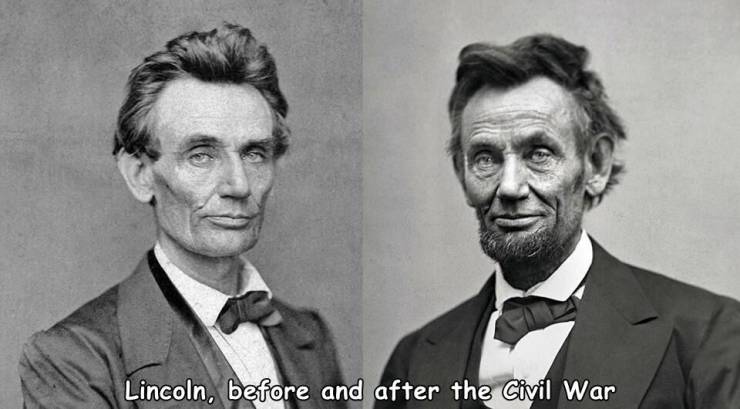 abraham lincoln before and after civil war - Lincoln, before and after the Civil War