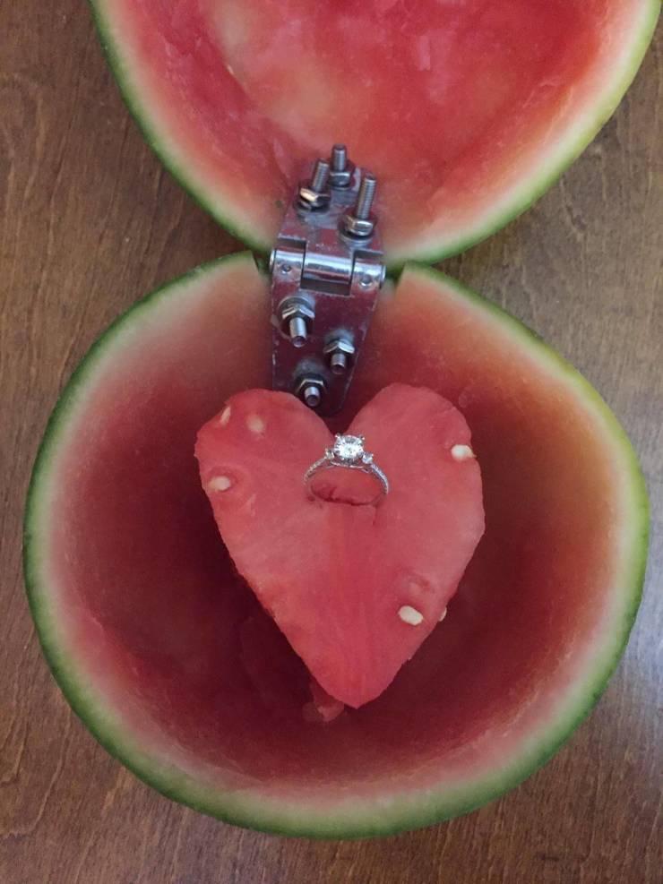 watermelon proposal ring
