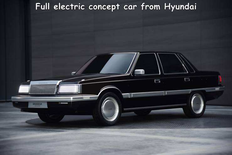 funny random photos - hyundai grandeur heritage series - Full electric concept car from Hyundai G Deaser 0