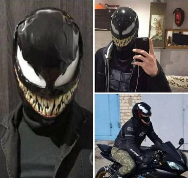 fun randoms - venom airsoft mask -