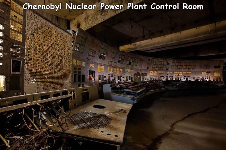 fun randoms - chernobyl disaster abandoned control room - Chernobyl Nuclear Power Plant Control Room E El