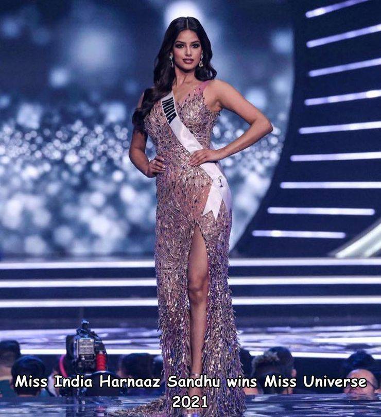 fun randoms - Harnaaz Sandhu - India Miss India Harnaaz Sandhu wins Miss Universe 2021