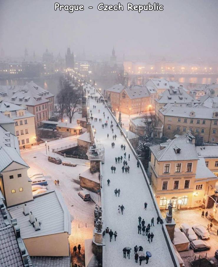 fun randoms - prague in snow - Prague Czech Republic O 1