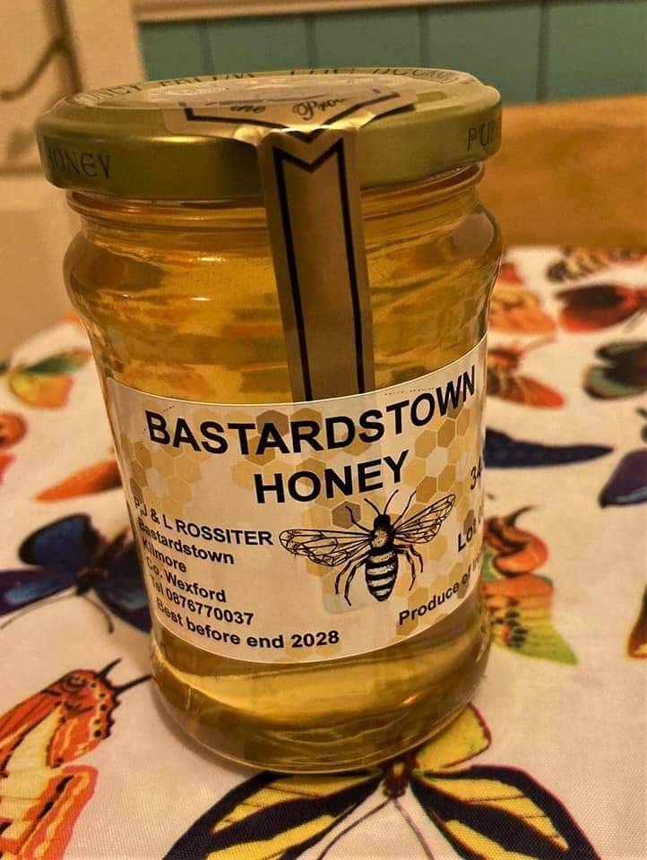 fun randoms - condiment - Opy Pur Sunen Bastardstown Honey Ablrossiter Beanstardstown Wote Lo wo. Wexford 41876770037 best before end 2028 Produced