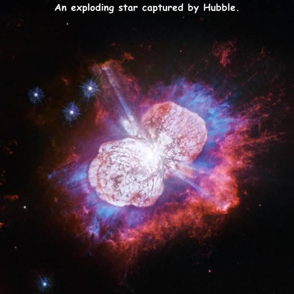 eta carinae hst - An exploding star captured by Hubble.