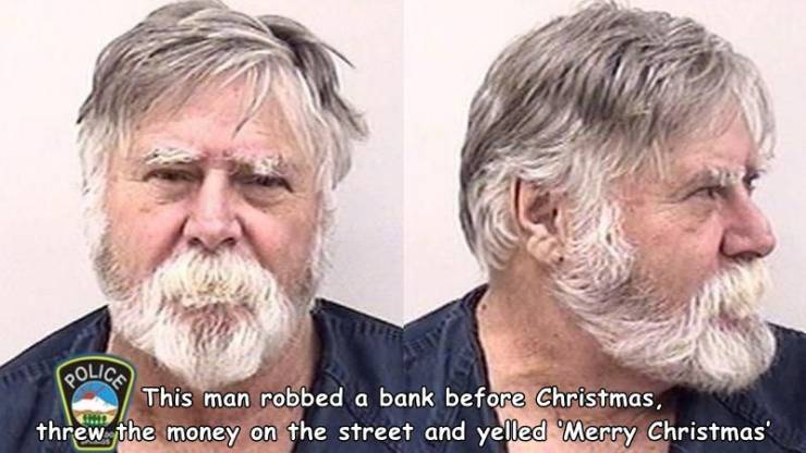 david wayne oliver - Police This man robbed a bank before Christmas, threw the money on the street and yelled 'Merry Christmas'