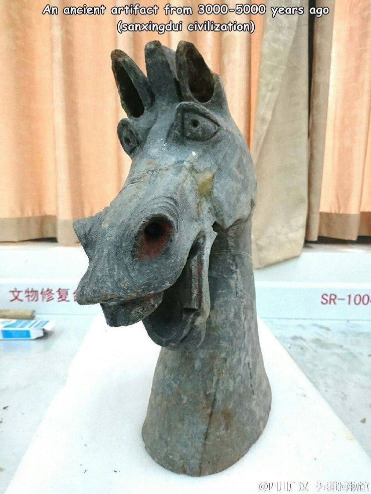 sanxingdui donkey - An ancient artifact from 30005000 years ago sanxingdui civilization Sr100