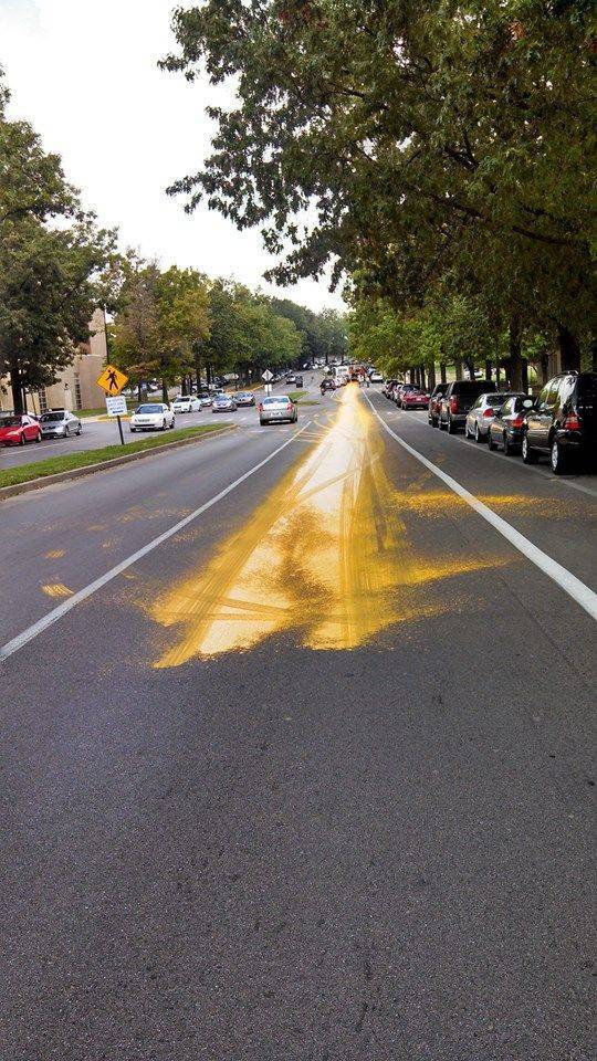 road painting truck