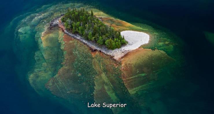 lake superior aerial view - Lake Superior