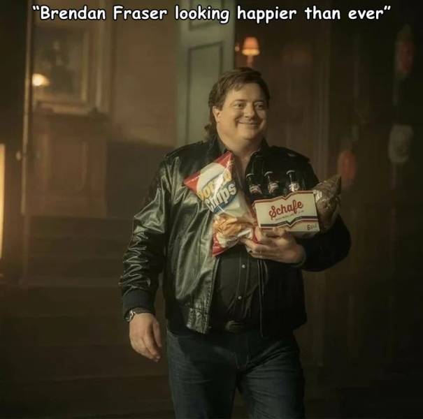 funny memes and random pics - "Brendan Fraser looking happier than ever" Do chups Schafe