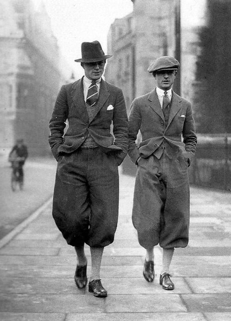 mode masculine 1920