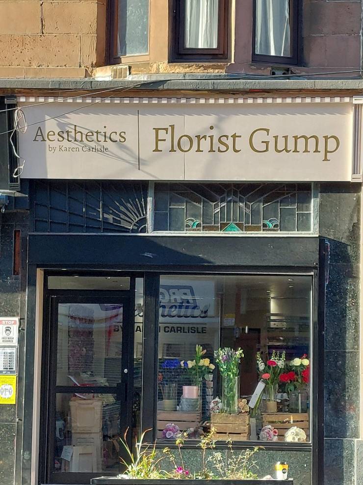 fun randoms - fun pics - facade - Aesthetics Florist Gump Paa Stop A I Carlisle Oto