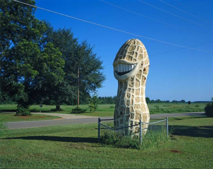 cool random pics - jimmy carter peanut statue