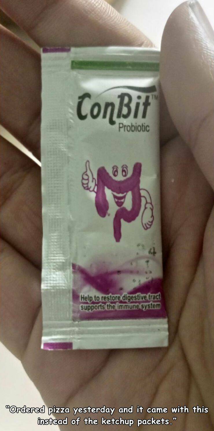 funny photos - ConBit Probiotic Help to restore digestive tract Supports the immune system
