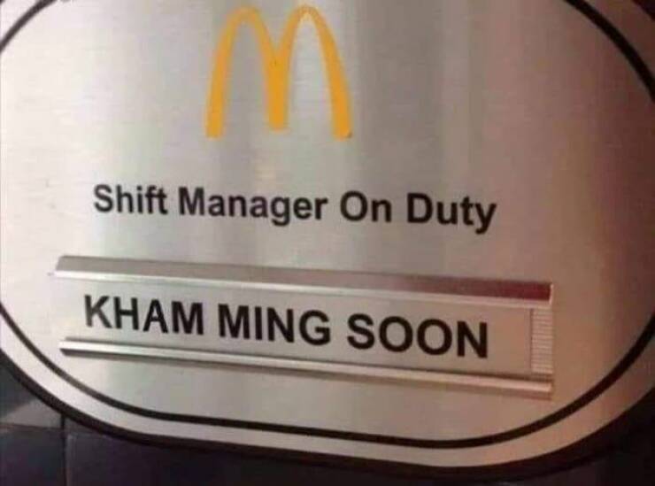 monday morning randomness - cagamas - Shift Manager On Duty Kham Ming Soon