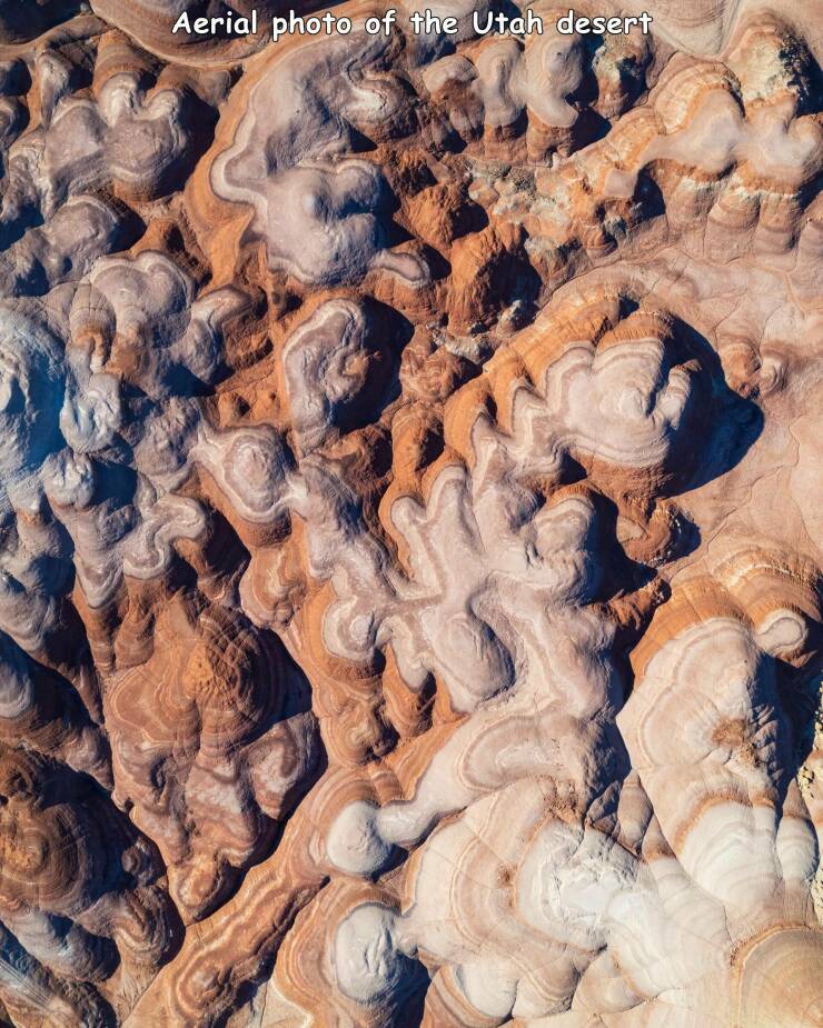 fun randoms - funny photos - Aerial photo of the Utah desert