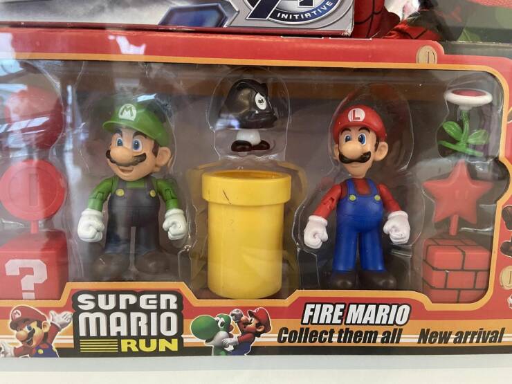 action figure - ? M Super Mario Run Initiative Fire Mario Collect them all New arrival