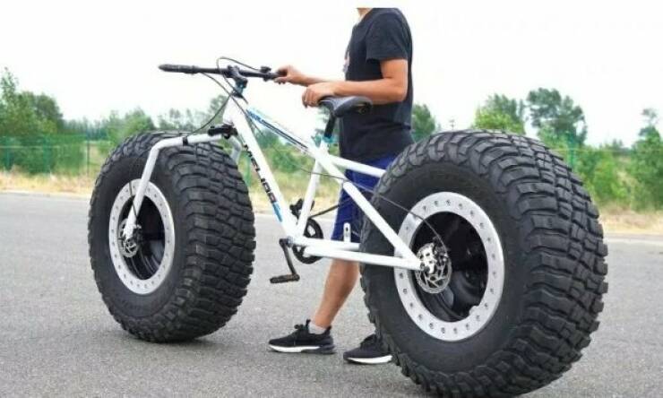 Images, Pictures, Memes - bicycles with big tires